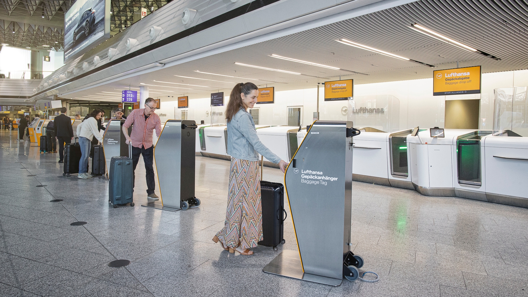 Frankfurt Flughafen Last Minute Schalter öffnungszeiten Check-in im Wandel am Flughafen Frankfurt: Eröffnung neuer Baggage Drop