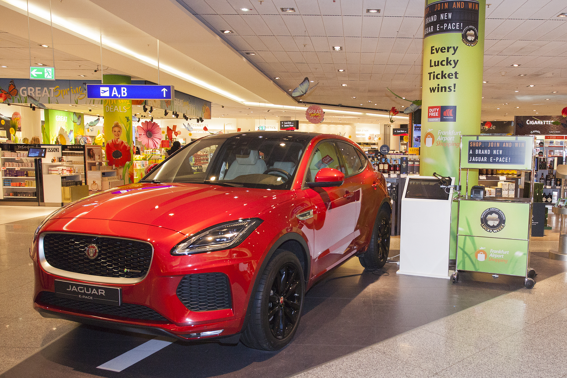 Lucky Times: Win a Jaguar E-Pace Worth 60,000 Euros and Lots of Instant  Prizes in the “Lucky Weeks” at Frankfurt Airport